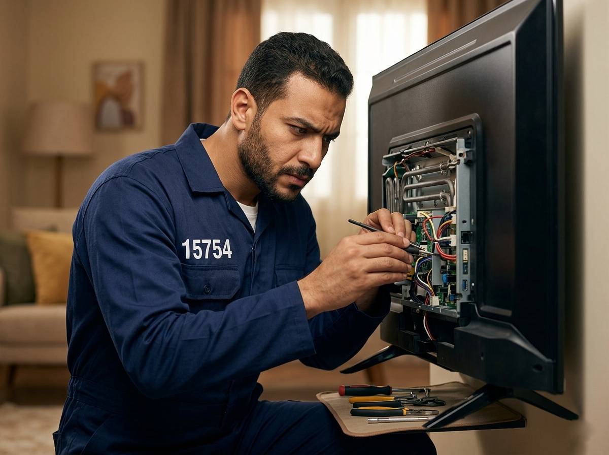 شاشة جاك ذكية قيد الصيانة في مركز معتمد